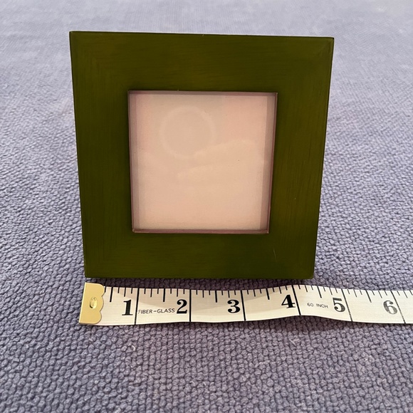 1993 Terragrafics Green and Purple Wooden Picture Frame - Picture 2 of 6